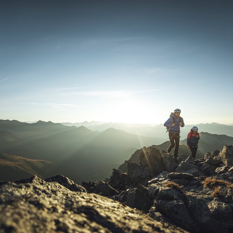 Mountaineering in the Dolomites, sunrise | © Kottersteger Manuel - TV Antholzertal