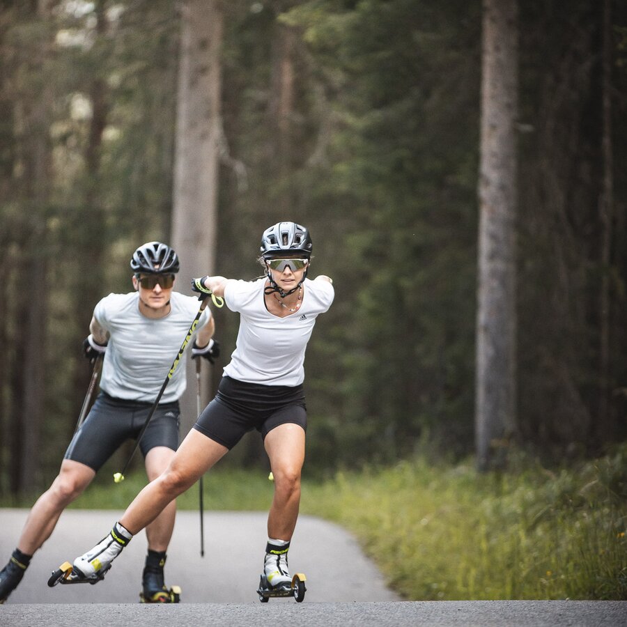 Skirollerbahn, Skiroller | © Kottersteger Manuel - TV Antholzertal