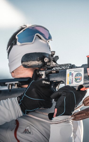 Biathlongewehr closeup | © Manuel Kottersteger