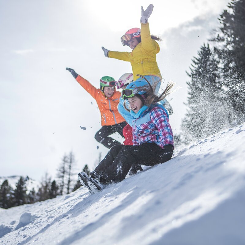 Kids in the snow | © Manuel Kottersteger