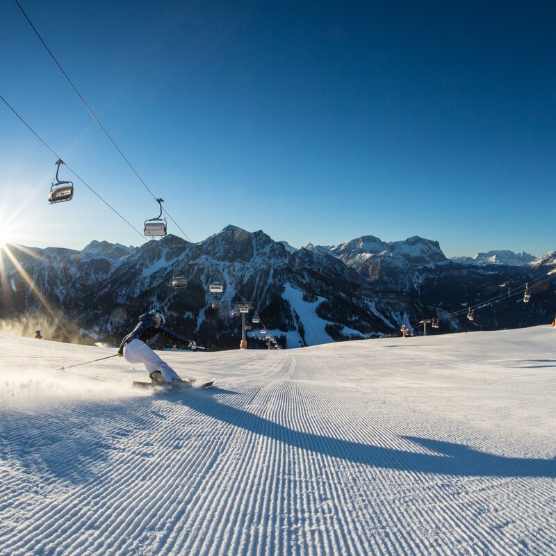 Skifahrer auf der Piste | © Wisthaler Harald