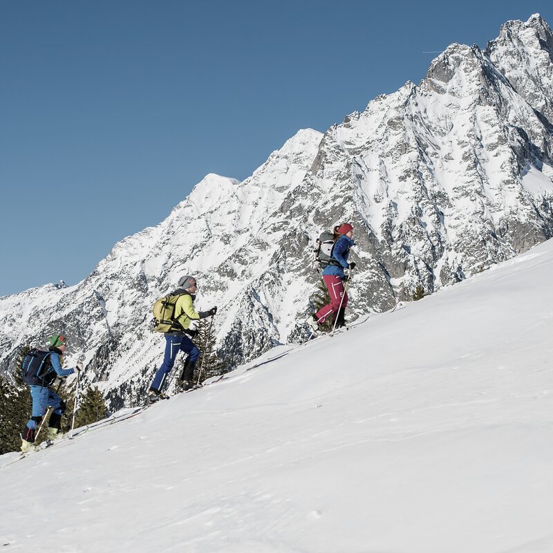 Ski touring in winter landscape | © Wisthaler Harald