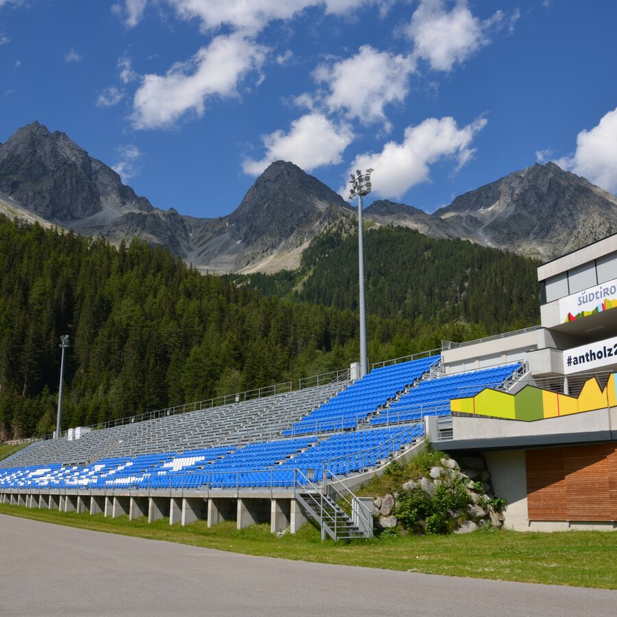 Stadio del biathlon, tribuna | © Notdurfter Anna