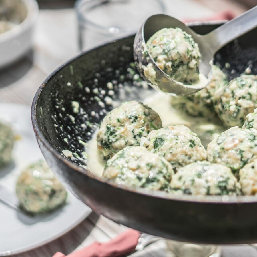 Spinach dumplings | © Anna Notdurfter