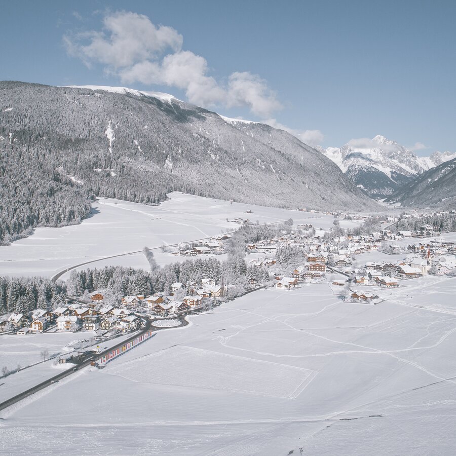 Village, winter, snow, valley view | © Kottersteger Manuel