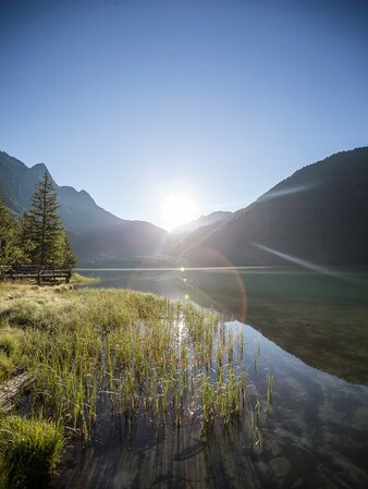 See, Bergkulisse | © Kottersteger Manuel - TVB Kronplatz