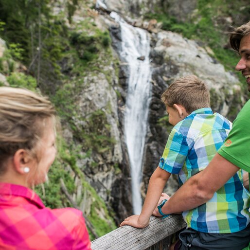 Waterfall, family, hike | © Wisthaler Harald