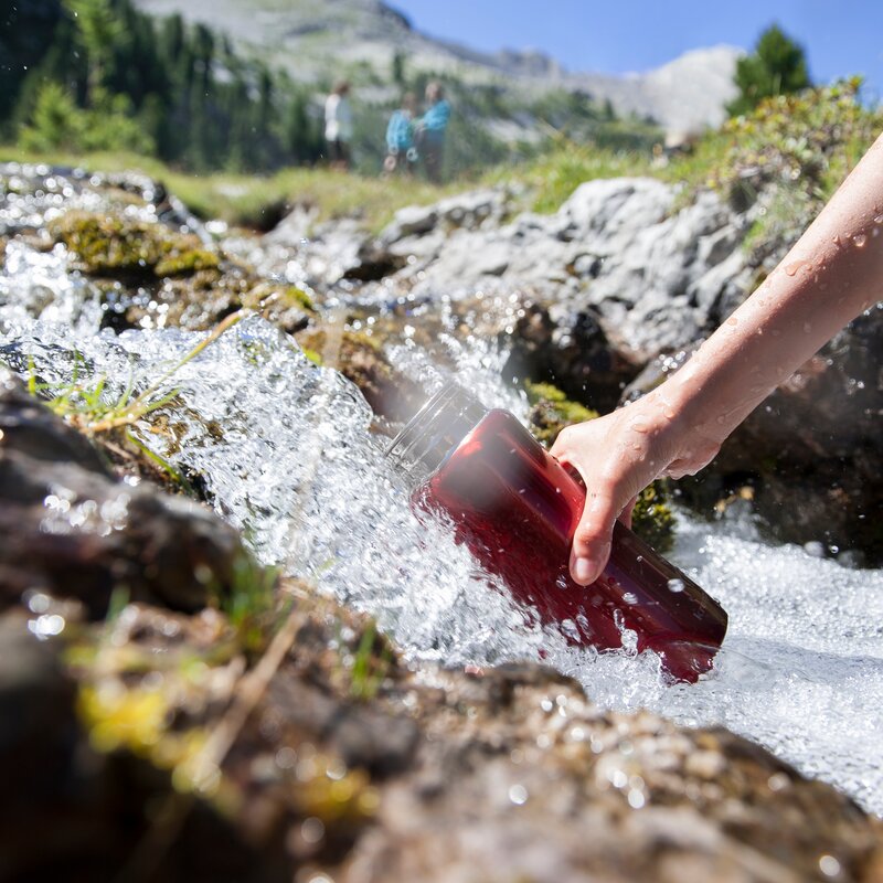 Refill water at the river | © Filz Alex - TVB Kronplatz